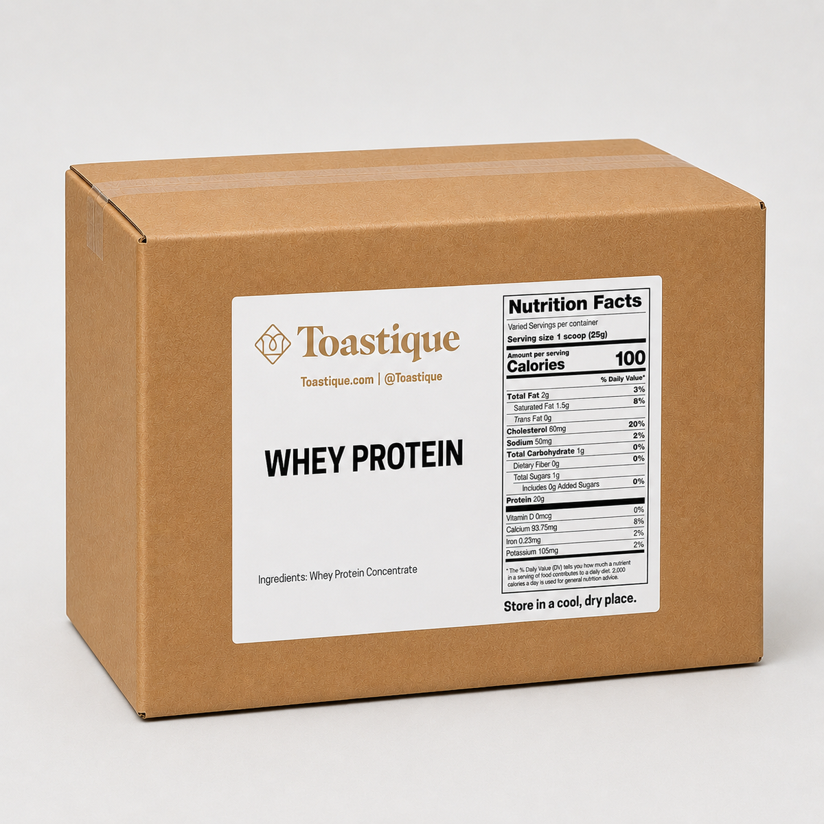 Whey Protein Powder 25 Lbs