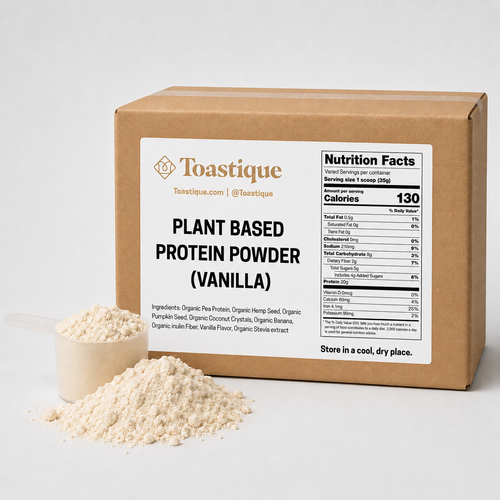 Organic Plant Based Protein Powder 25 Lbs (Vanilla)