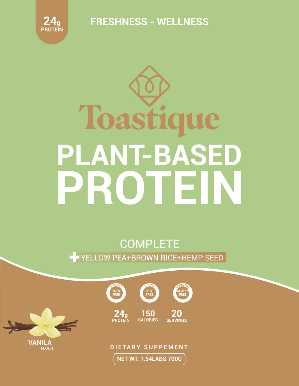 Organic Plant Based Protein Powder